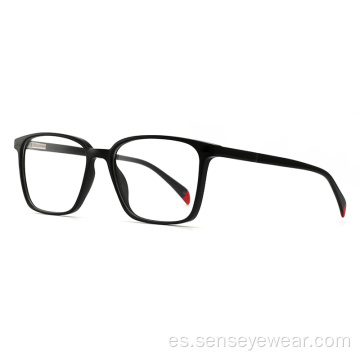 Mujer Square Eco Acetate Frames Gafas ópticas